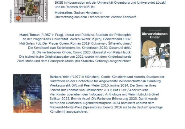 Flyer Lesung Geteiltes Erbe im Comic